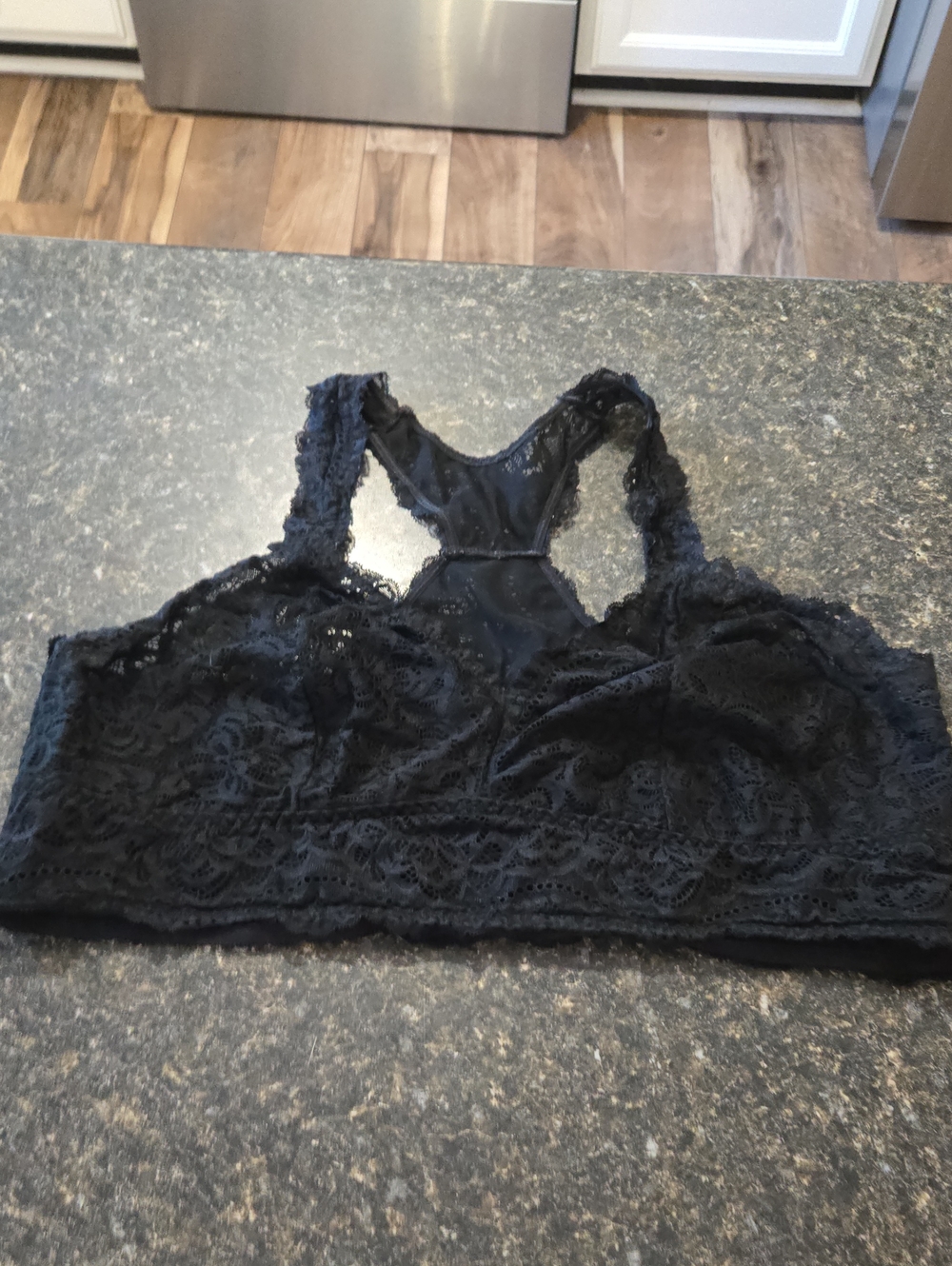 Black Lace Racerback Bralette